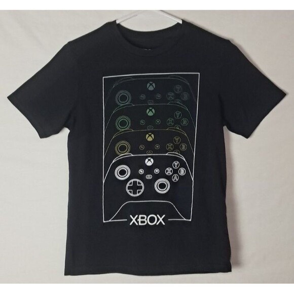 Xbox Other - Xbox Boys L 10/12 Controller Logo T Shirt Black Gamer Gaming